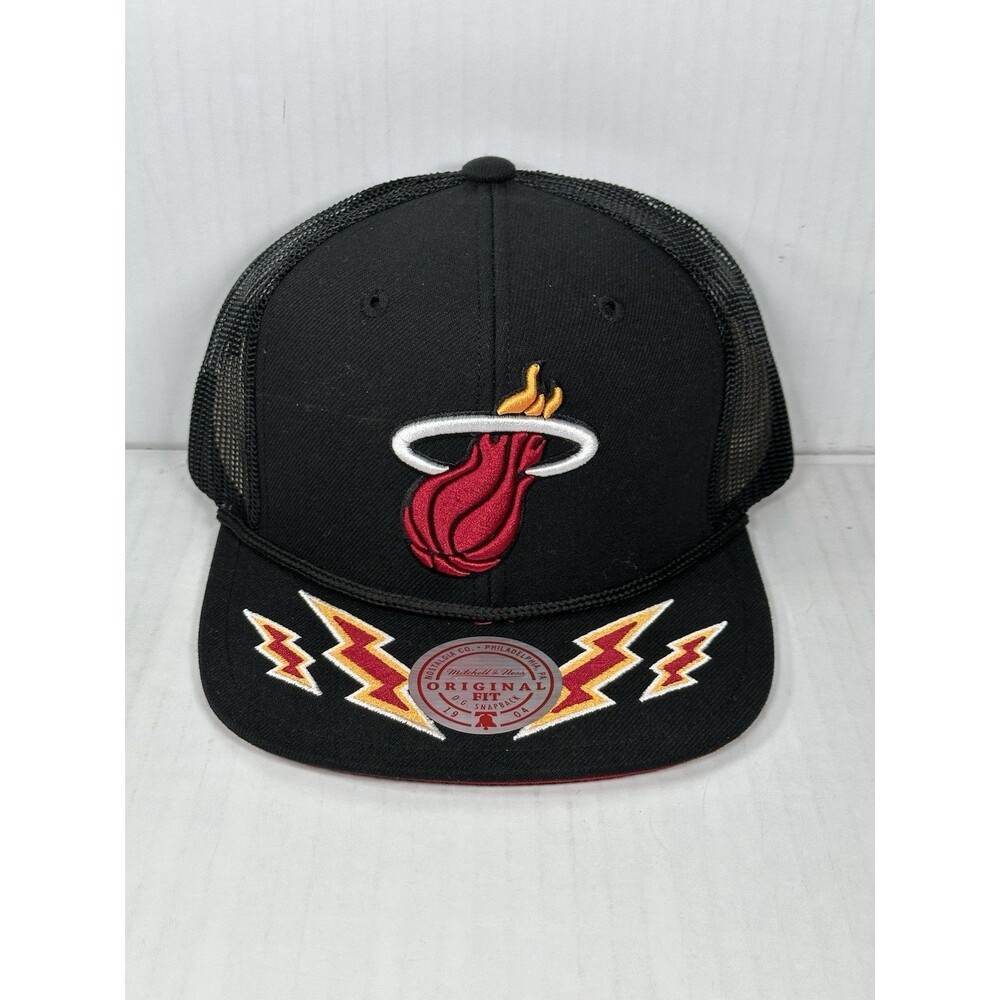 Mitchell & Ness Miami Heat NBA Recharge Adjustable Snapback Hat Cap NWT